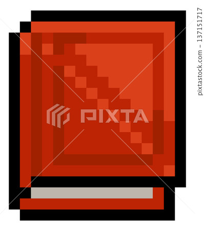 Pixel Art Magic Spell Book Video Game Item Icon 137151717