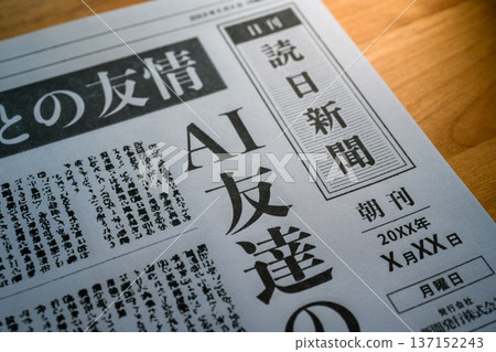 關於人工智慧朋友的報紙文章（圖） 137152243