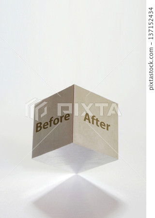 金屬塊－展示前後對比 137152434