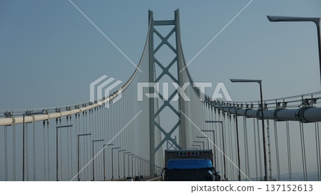 巨大的懸索橋景色 巨大的懸索橋景色 137152613