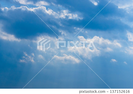 初冬天空-雲彩的壯麗光芒 07 初冬天空-雲彩的壯麗光芒 07 137152616