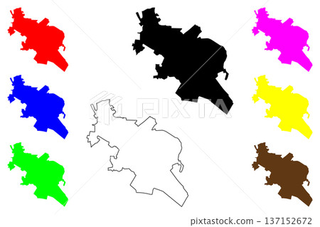 Shchyolkovo city (Russia, Russian Federation) map vector illustration, scribble sketch Shchyolkovo map Shchyolkovo city (Russia, Russian Federation) map vector illustration, scribble sketch Shchyolkovo map 137152672