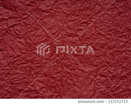Red crumpled paper texture. Blank dark page pattern for winter season Christmas festival card, new year designs decoration, background concepts, text, lettering, wall screen saver or other art work. Red crumpled paper texture. Blank dark page pattern for winter season Christmas festival card, new year designs decoration, background concepts, text, lettering, wall screen saver or other art work. 137152715