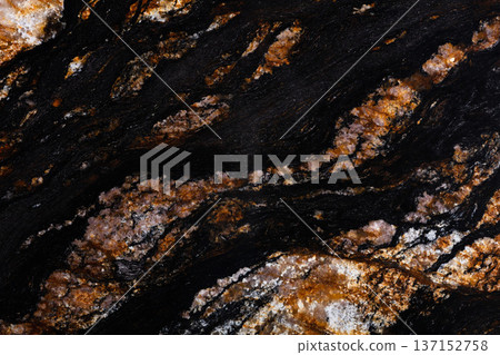Excellent Black Magma granite texture in natural dark color. Excellent Black Magma granite texture in natural dark color. 137152758