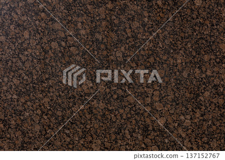 Baltic Brown Granite background, texture in unique tone for design project. Slab photo. 137152767