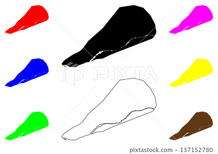 Najran city (Kingdom of Saudi Arabia, KSA, Najran Province) map vector illustration, scribble sketch Najran map 137152780