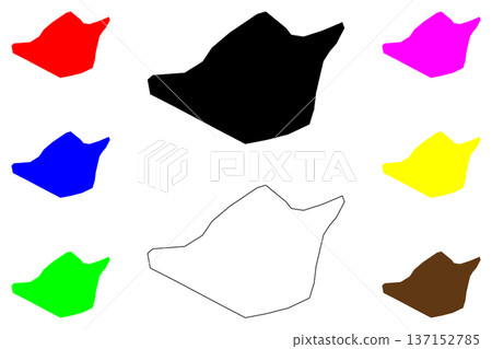 Diourbel city (Republic of Senegal) map vector illustration, scribble sketch Diourbel map Diourbel city (Republic of Senegal) map vector illustration, scribble sketch Diourbel map 137152785