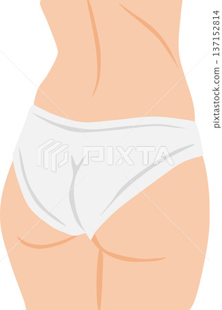 Illustration of a woman who succeeded in dieting Illustration of a woman who succeeded in dieting 137152814