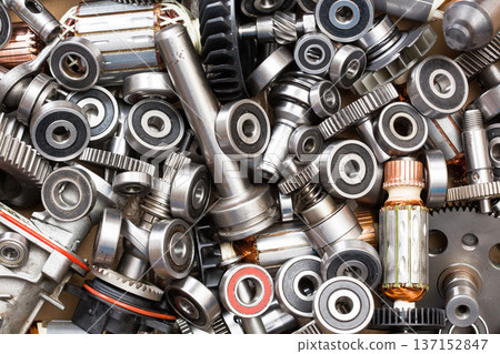 Many details of electric tools. 137152847