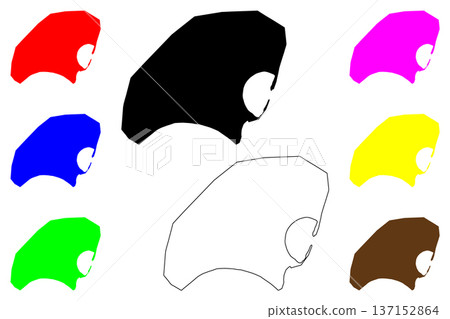 Kismayo city (Federal Republic of Somalia) map vector illustration, scribble sketch Kismaayo map Kismayo city (Federal Republic of Somalia) map vector illustration, scribble sketch Kismaayo map 137152864