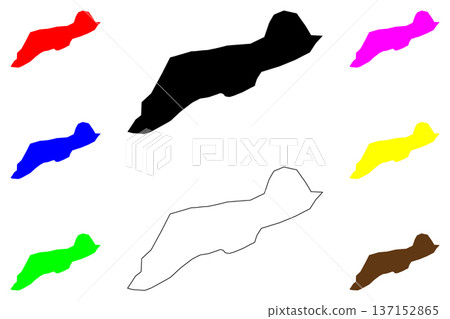 Merca city (Federal Republic of Somalia) map vector illustration, scribble sketch Marka map Merca city (Federal Republic of Somalia) map vector illustration, scribble sketch Marka map 137152865