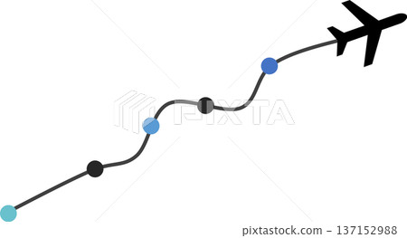 實現目標的路線圖插圖 137152988