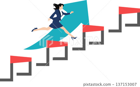 Illustration of a roadmap to achieving your goals Illustration of a roadmap to achieving your goals 137153007