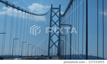 Huge suspension bridge 137153055