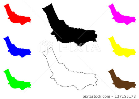 Alcobendas city (Kingdom of Spain) map vector illustration, scribble sketch Alcobendas map Alcobendas city (Kingdom of Spain) map vector illustration, scribble sketch Alcobendas map 137153178