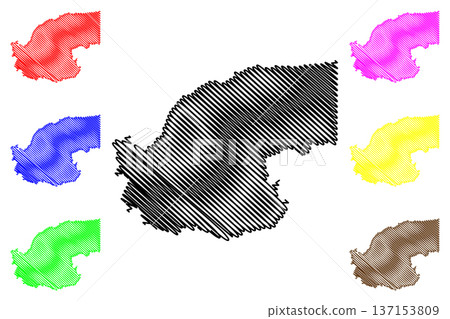 Sao Gabriel da Palha municipality (Espirito Santo state, Municipalities of Brazil, Federative Republic of Brazil) map vector illustration, scribble sketch Sao Gabriel da Palha map Sao Gabriel da Palha municipality (Espirito Santo state, Municipalities of Brazil, Federative Republic of Brazil) map vector illustration, scribble sketch Sao Gabriel da Palha map 137153809