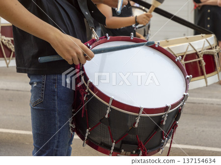the drummer in action the drummer in action 137154634