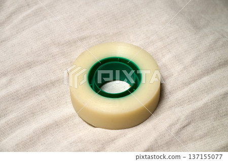 Unused roll of invisible adhesive tape 137155077