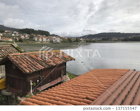 old granaries found in combarro 137155547