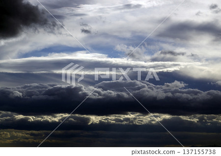 coastal landscape of the mediterranean sea on a cloudy day coastal landscape of the mediterranean sea on a cloudy day 137155738