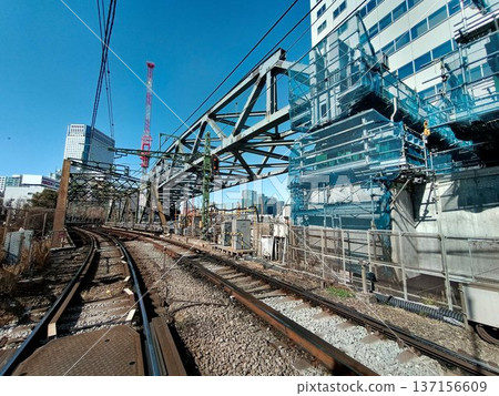 Temporary trusses were erected using the "sending-off method"... New Yatsuyama Overpass Temporary trusses were erected using the "sending-off method"... New Yatsuyama Overpass 137156609
