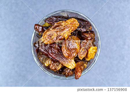 beautiful texture ripe of natural raisins on background beautiful texture ripe of natural raisins on background 137156908
