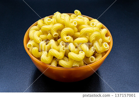 beautiful texture ripe of natural Italian pasta on background beautiful texture ripe of natural Italian pasta on background 137157001