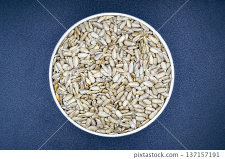 beautiful texture ripe of natural sunflower seeds on background beautiful texture ripe of natural sunflower seeds on background 137157191