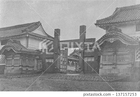 Old photograph, 1894, Tokyo Women's Academy in Nagatacho, Tokyo (former residence of the feudal lord Matsudaira Dewa no Kami) Old photograph, 1894, Tokyo Women's Academy in Nagatacho, Tokyo (former residence of the feudal lord Matsudaira Dewa no Kami) 137157253