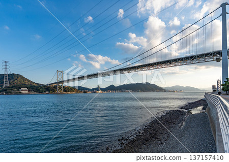 從壇之浦眺望關門海峽 從壇之浦眺望關門海峽 137157410