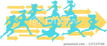 Illustration of a roadmap to achieving your goals 137157599