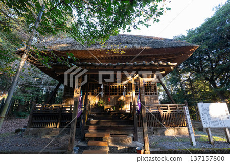 白木神社正面 白木神社正面 137157800