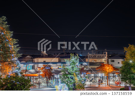 Illuminations at the square in front of Enshu Railway Hamakita Station in Hamamatsu City (Shizuoka Prefecture) Illuminations at the square in front of Enshu Railway Hamakita Station in Hamamatsu City (Shizuoka Prefecture) 137158559