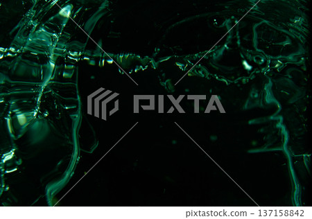 430.Dark Green Liquid Splash. Liquid surface 430.Dark Green Liquid Splash. Liquid surface 137158842