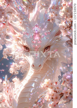 美麗的龍神系列：摩根石與櫻花龍神 137158970