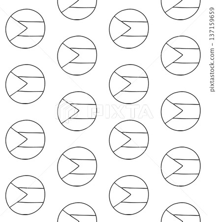 Vector seamless pattern of round Palestine flag Vector seamless pattern of round Palestine flag 137159659