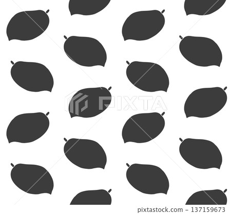 Vector seamless pattern of hand drawn mango Vector seamless pattern of hand drawn mango 137159673