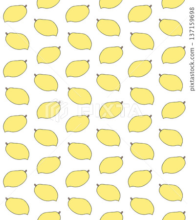 Vector seamless pattern of hand drawn mango 137159698