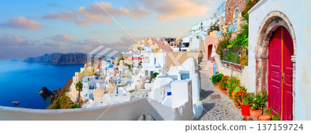 Oia, traditional greek village 137159724