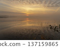 Lake Seksty. Landscape of Masuria in Poland, Karwik village in the Pisz area. 137159865