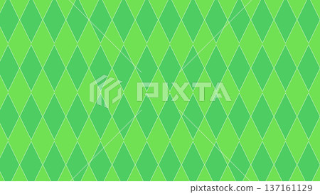 鑽石背景插圖（綠色） 137161129