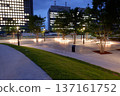 Bench and lights 137161752