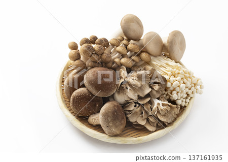 濾鍋裡的各種蘑菇 137161935