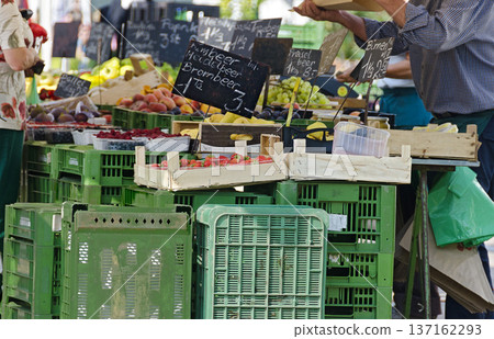 market stall for fruits 137162293