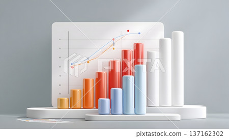 Performance marketing strategy presentation growth charts projected 137162302