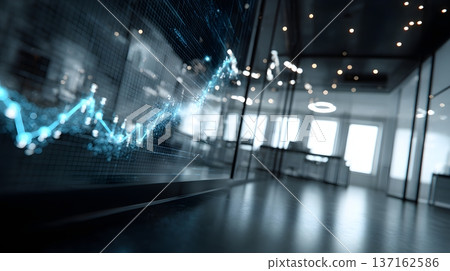 AI decision support system projecting financial trend lines over modern workspace subtle volumetric light cinematic depth AI decision support system projecting financial trend lines over modern workspace subtle volumetric light cinematic depth 137162586