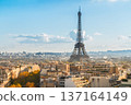 eiffel tour and Paris cityscape 137164149