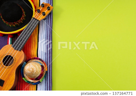 Composition for Cinco de Mayo concept, space for text Composition for Cinco de Mayo concept, space for text 137164771