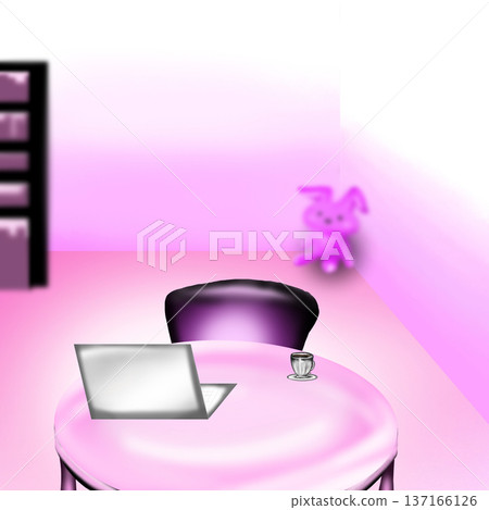 Pastel interior workspace background Pastel interior workspace background 137166126