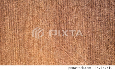 Brown striped cultivated soil texture agriculture 137167310